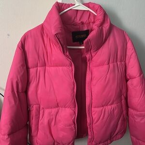 Puffer jacket , cosmo pink💕